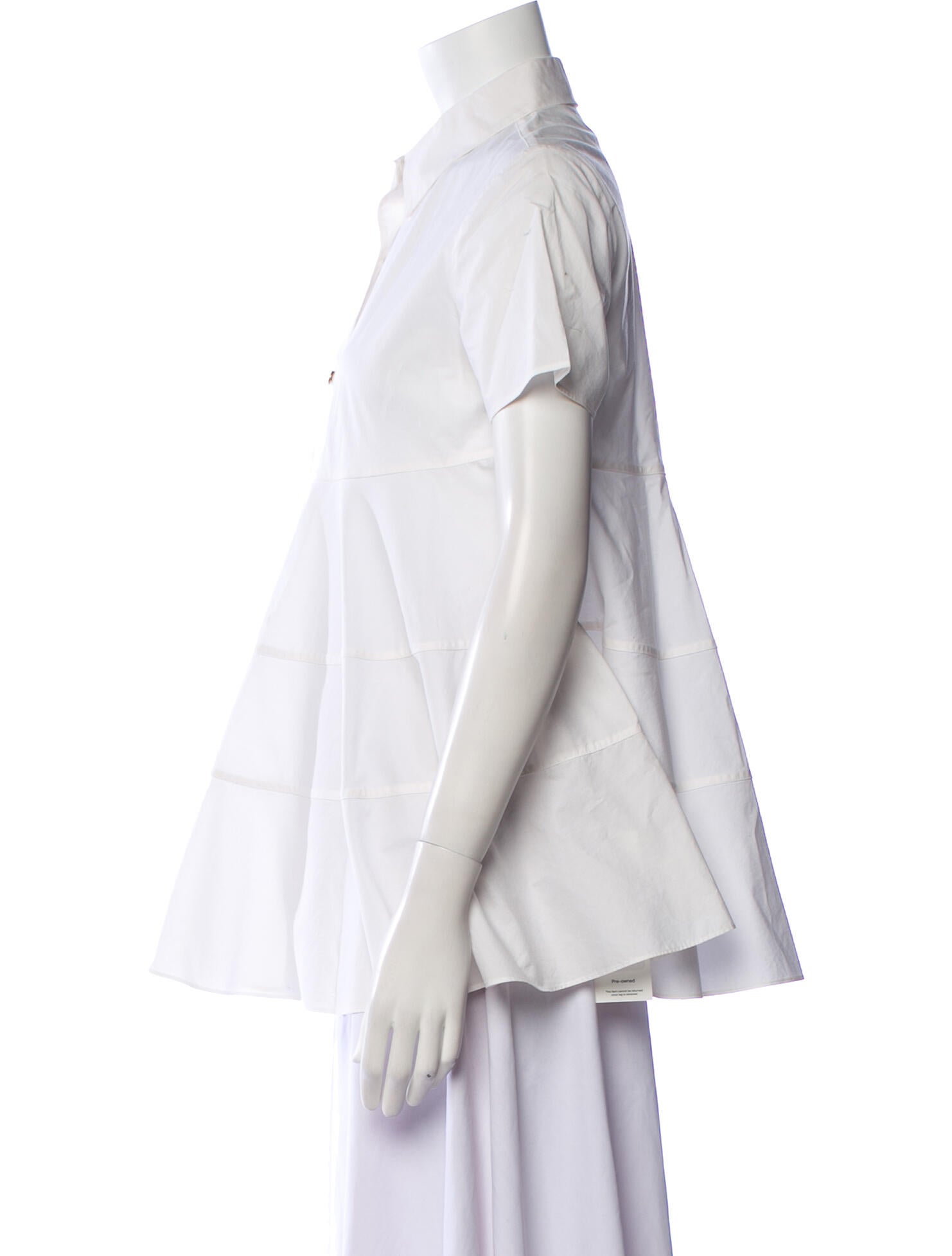 Co. Short Sleeve Button-Up Top